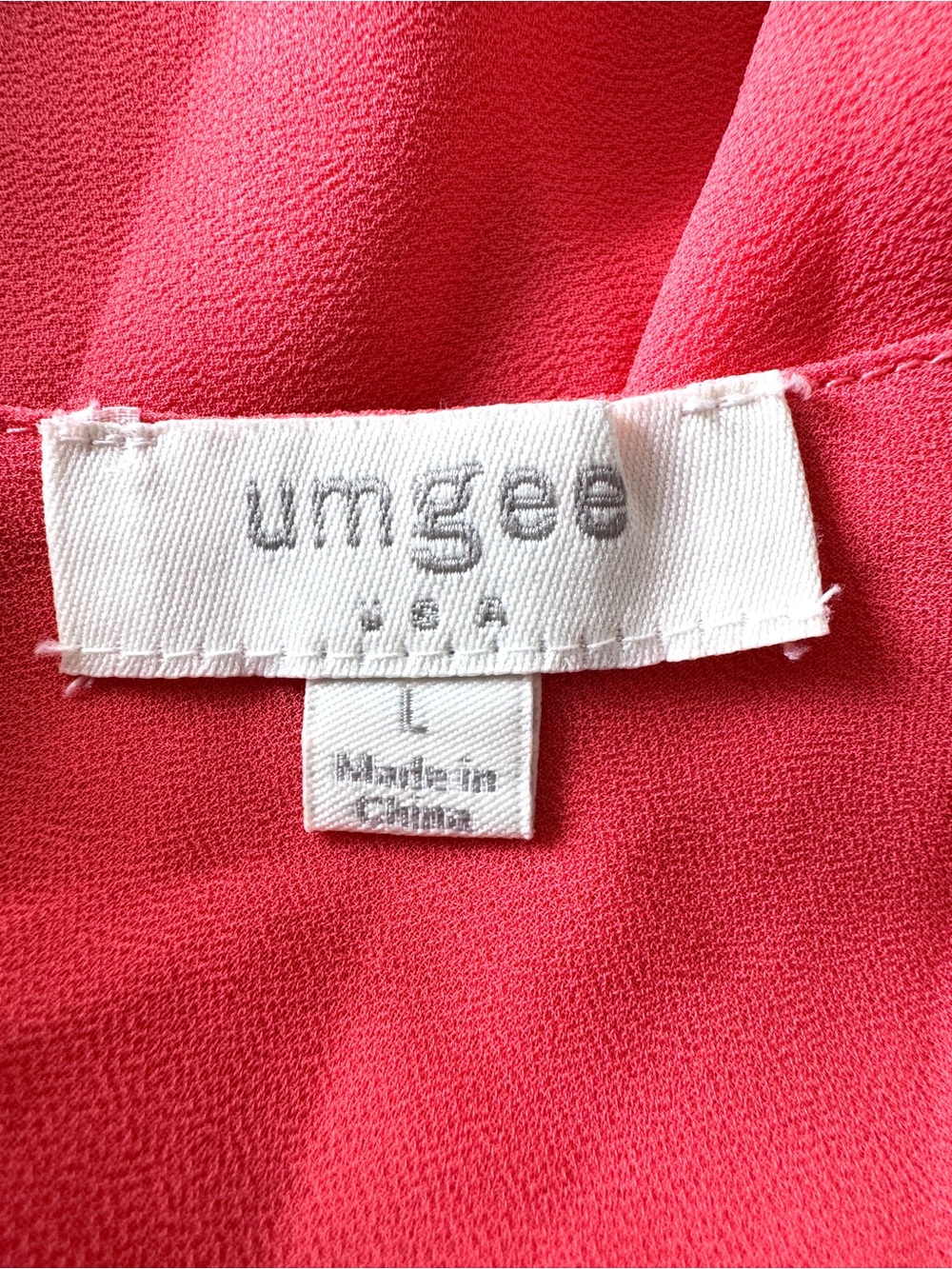 Umgee Coral Swing Cami Top, Size Large - EUC - Picture 8 of 9